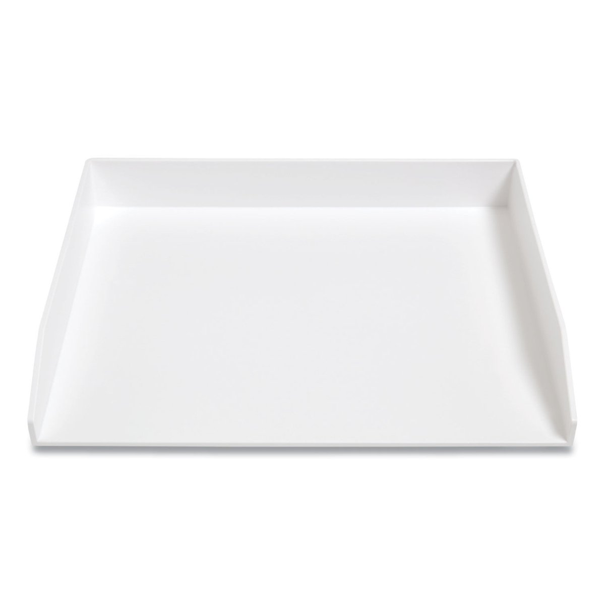 Picture of Tru Red TR55291 Letter Size 1 Section Side-Load Stackable Plastic Document Tray&#44; White
