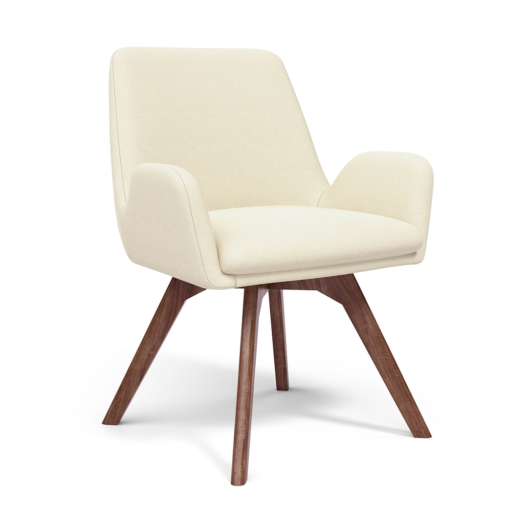 Picture of Union & Scale UN56983 Mid Mod Fabric Guest Chair&#44; Cream