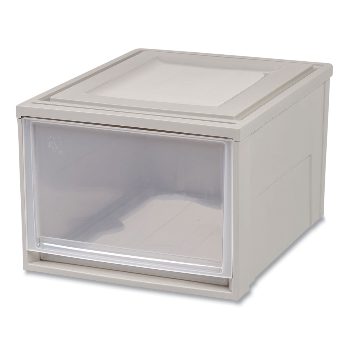 Picture of Iris USA 170523 10.85 gal Stackable Storage Drawer&#44; Gray & Translucent Frost