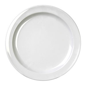 NS110W 10.25 in. Round Dinner Plate, White
