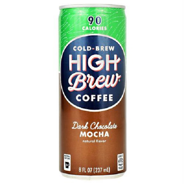 Picture of High Brew HBC00503 8 oz Dark Chocolate Mocha Cold Brew Coffee Beverage