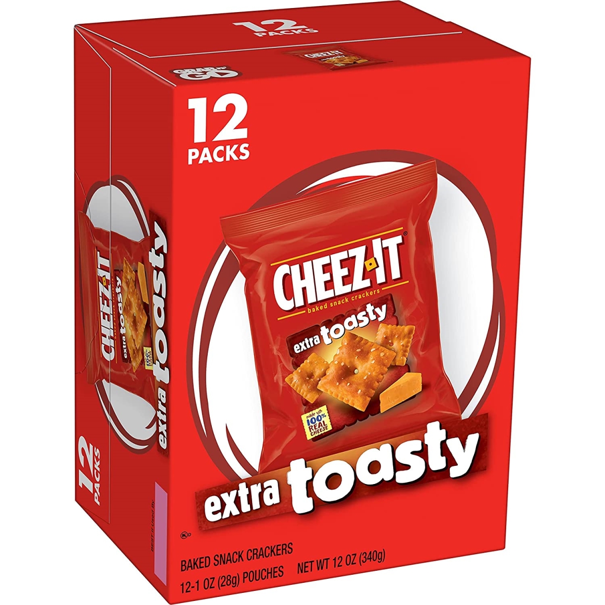 Picture of Keebler KEE11716 1 oz Cheez-It Extra Toasty Caddy - 12 Count