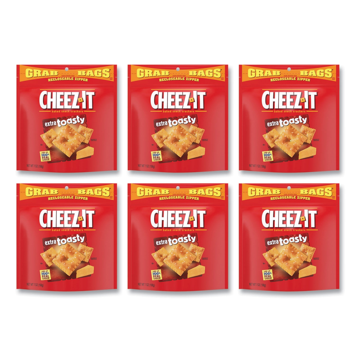 Picture of Keebler KEE11791 7 oz Baked Snack Crackers Extra Toasty Cheese - 6 per Case