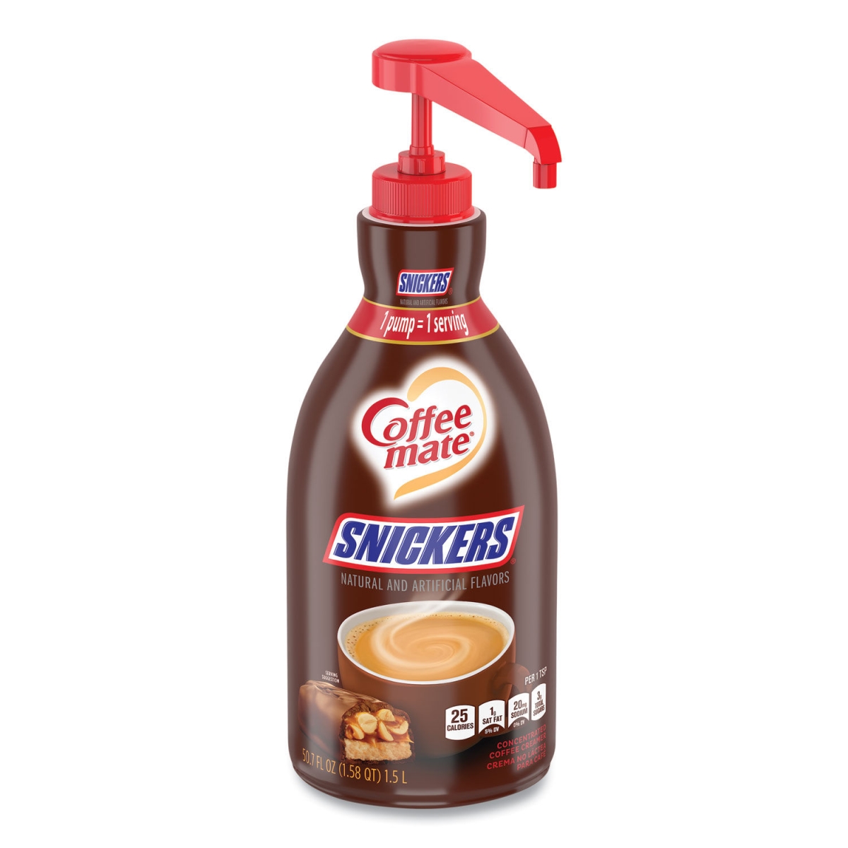 Picture of Nestle 97955EA 1.5 Liter Snickers Liquid Coffee Creamer