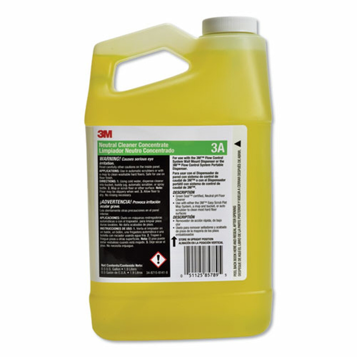 Picture of 3M 3A 0.5 gal Low-Foaming Neutral Cleaner Concentrate
