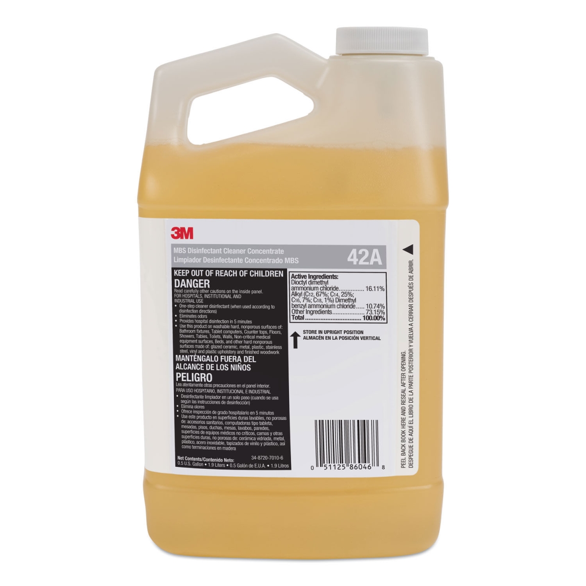 Picture of 3M 42A 0.5 gal MBS Disinfectant Cleaner