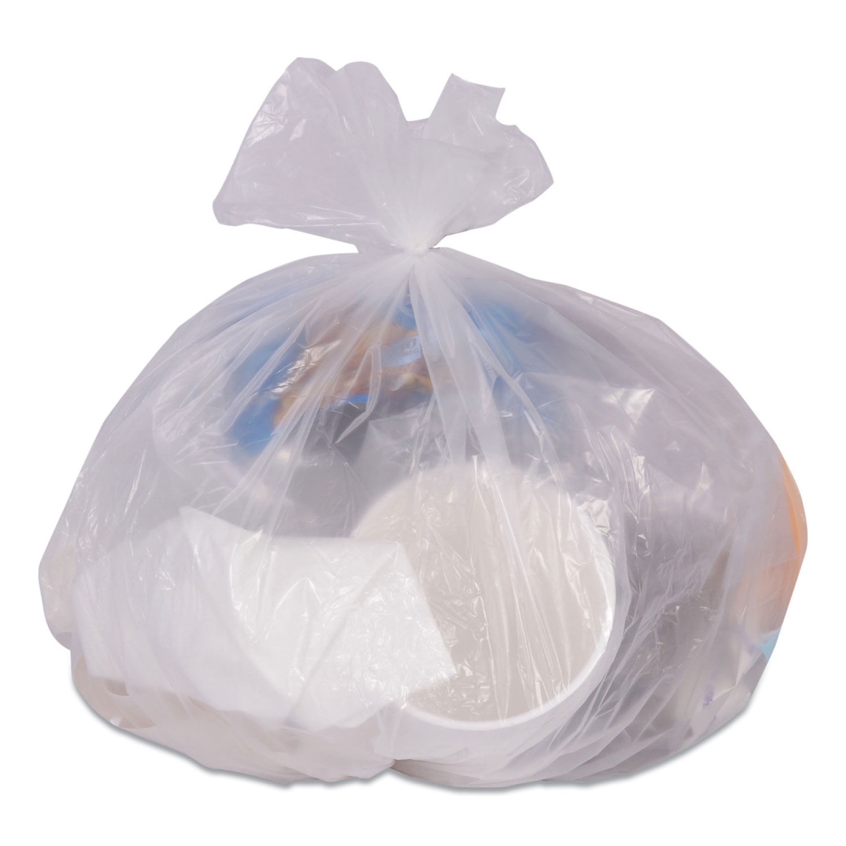 Picture of Coastwide Professional CW25412-Z4824LN 10 gal 24 x 24 in. High-Density Can Liners Trash Bags&#44; Natural - 8 Microns