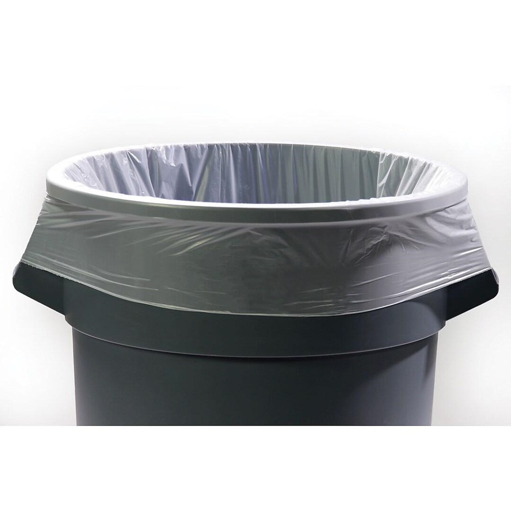 Picture of Coastwide Professional CW22750-H6644SC 32 gal Low Density Trash Bags&#44; Clear - 1.1 Mil