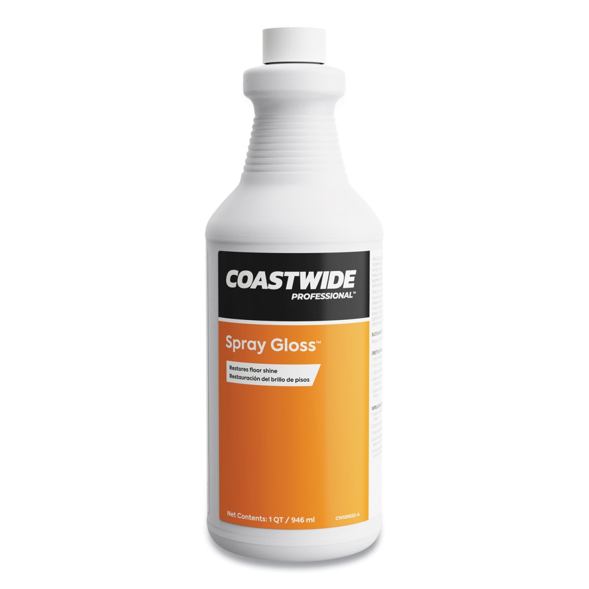 Picture of Coastwide Professional CW585032-A 0.95 Liter Peach Scent Spray Gloss Floor Cleaners & Sealer - 6 per Case