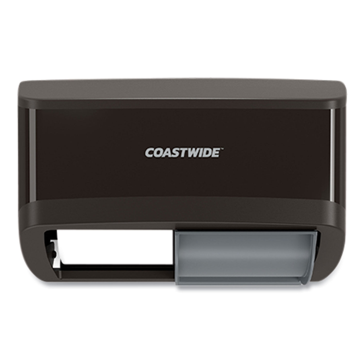 Picture of Coastwide Professional CWJ2BT-B-CC J-Series Duo Bath Tissue Dispenser&#44; Black
