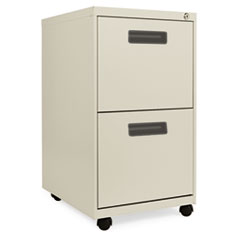 Picture of Alera PAFFPY 27.75 x 14.87 x 19.12 in. Two-Drawer Metal Pedestal File, Putty