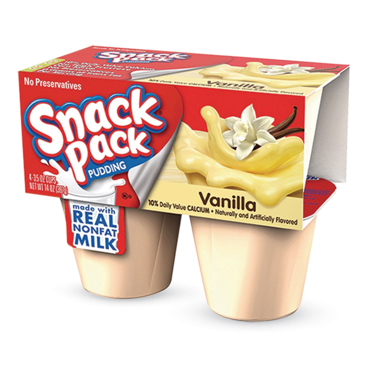 Picture of Conagra Foods HUN55419 3.5 oz Vanilla Pudding Cups