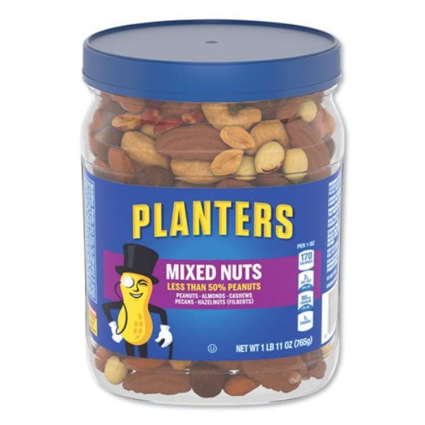 Picture of Kraft Foods GEN01857 27 oz Planters Salted Mixed Nuts