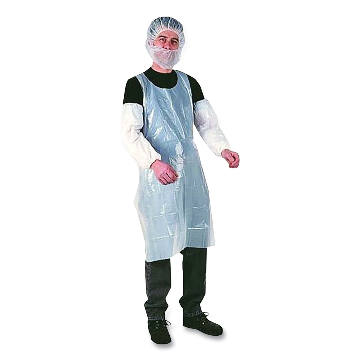 Picture of Tradex International P2846BX 28 x 46 in. Disposable Foodservice Apron, White - Box of 100