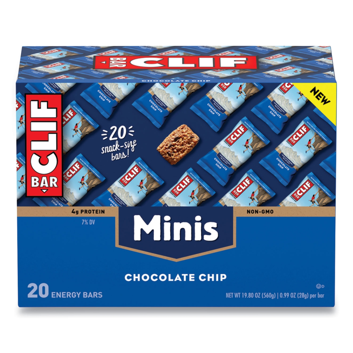 Picture of Clif Bar CCC37654 0.99 oz Mini Chocolate Chip Energy Bar