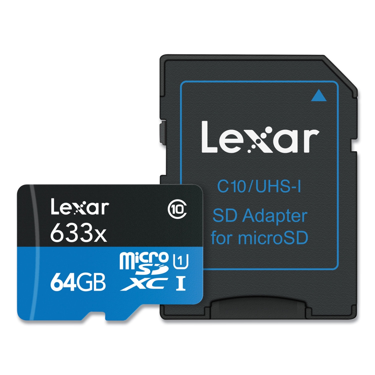 Picture of Lexar Media LSDMI64GBBNL633 64 GB Micro Sdxc Memory Card with UHS-I U1 Class 10