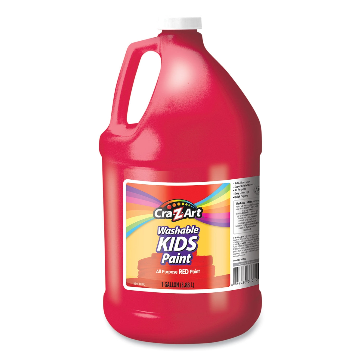 Picture of Larose Industries 760052 128 oz Washable Kids Paint&#44; Red