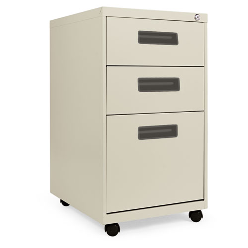 Picture of Alera PABBFPY 27.75 x 14.87 x 19.12 in. Three-Drawer Metal Pedestal File&#44; Putty