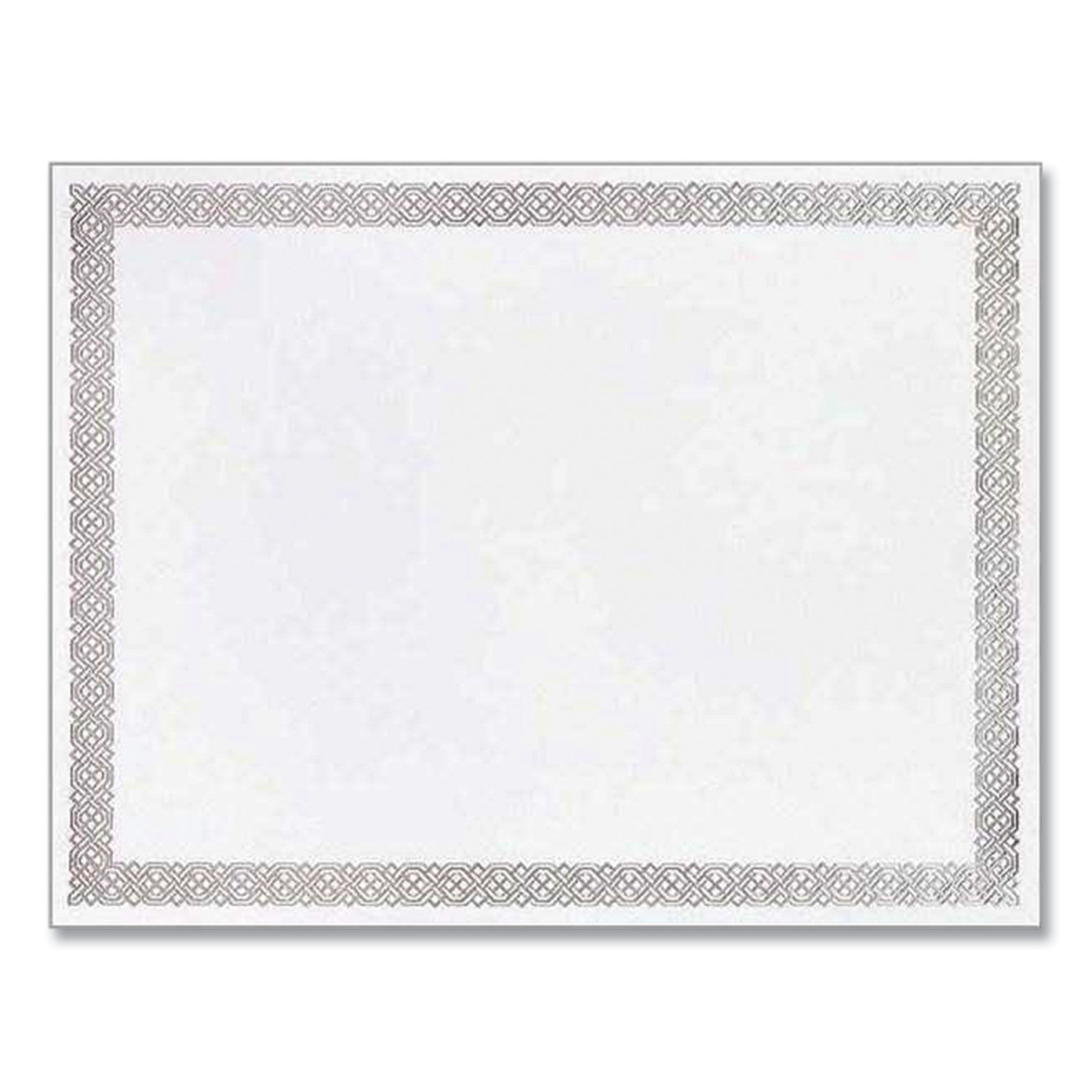 Picture of Cosco 963027S 8.5 x 11 in. Foil Border Certificates Holder&#44; Ivory & Silver