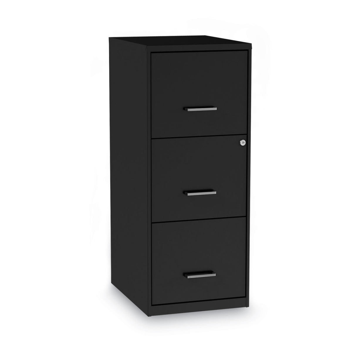 Picture of Alera 2806770 Letter Size 3 Drawers Soho Vertical File Cabinet&#44; Black
