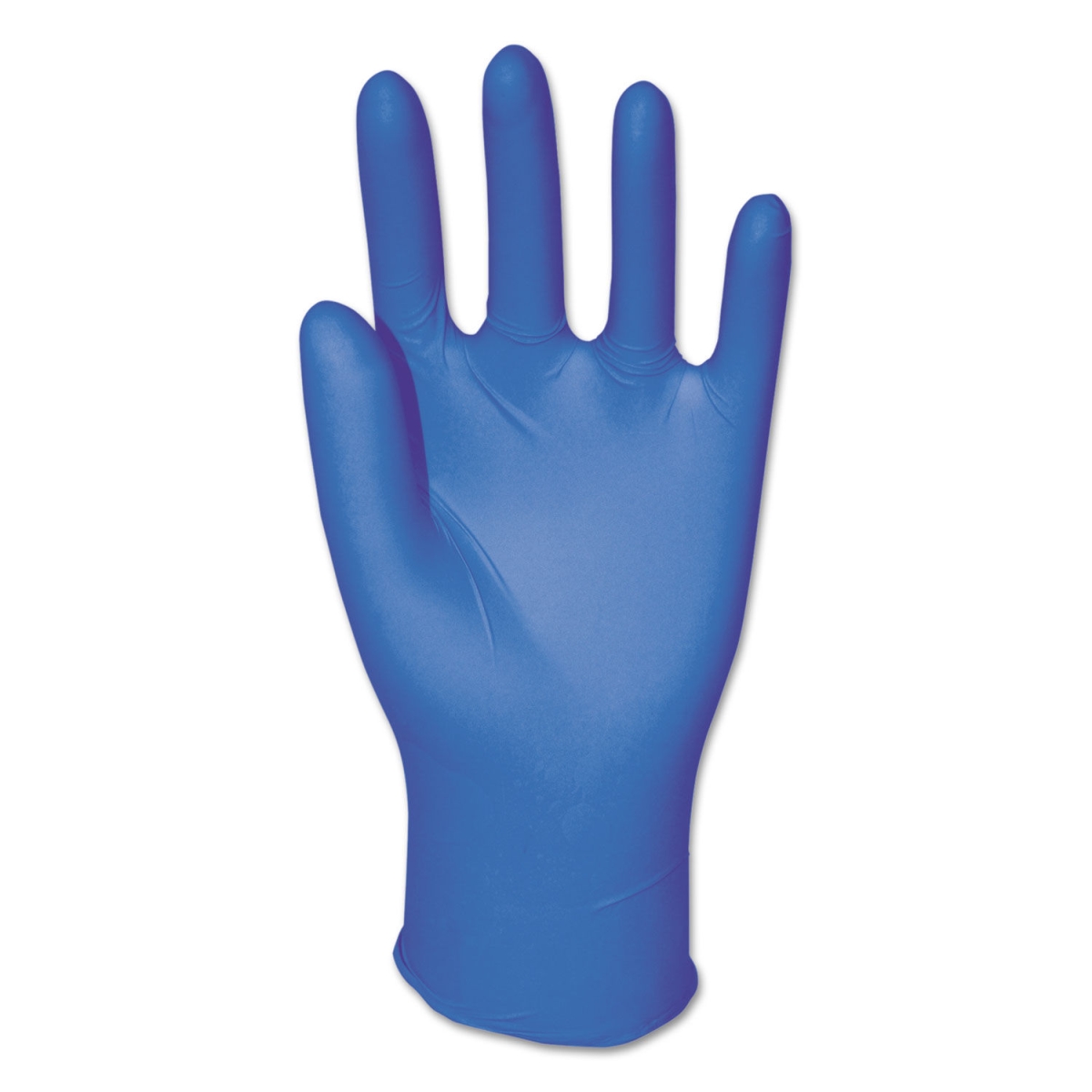 Picture of Boardwalk BWK395MCTA Disposable Powder Free Nitrile Gloves, Blue - Medium