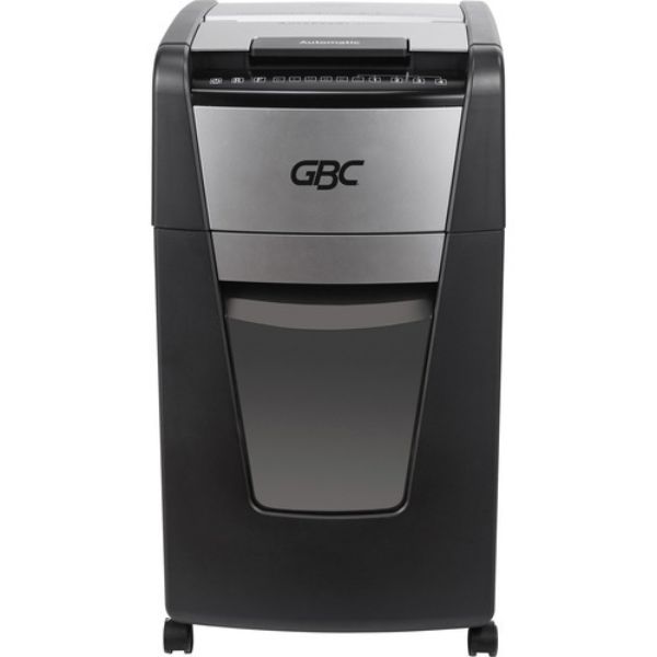 Picture of GBC GBCWSM1757608 AutoFeed Plus Office Shredder - 300X&#44; Super Cross-Cut&#44; Black - 300 Sheets