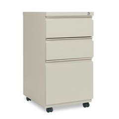 Picture of Alera PBBBFPY 14.87 x 19.12 in. Three-Drawer Metal Pedestal File with Full Length Pull - Putty
