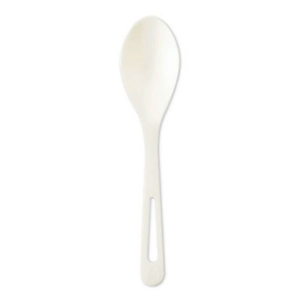 Picture of World Centric WORSPPS6 6 in. TPLA Compostable Cutlery, Spoon, White - 1000 Count