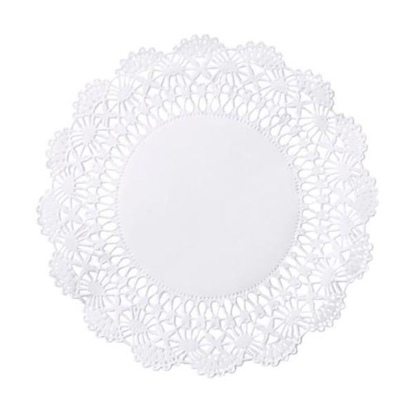 Picture of Brooklace HFM500000 4 in. Cambridge Paper Doily, White