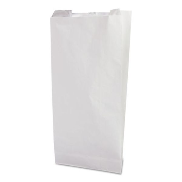 Picture of Bagcraft BGC300405 6 x 6.5 in. Grease-Resistant Single-Serve Bags&#44; White - 2 mil Thickness