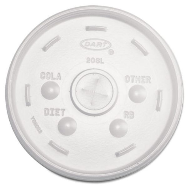Picture of Dart DCC20SL Cold Cup Lids for 32 oz Foam Cups, Translucent
