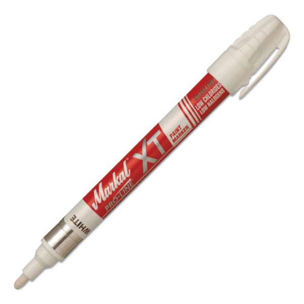 Picture of Markal MRK97250 Medium Bullet Tip Pro-Line XT Paint Marker&#44; White