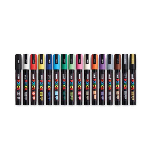 POSCA Permanent Medium Specialty Marker, Multi Color - Pack of 16