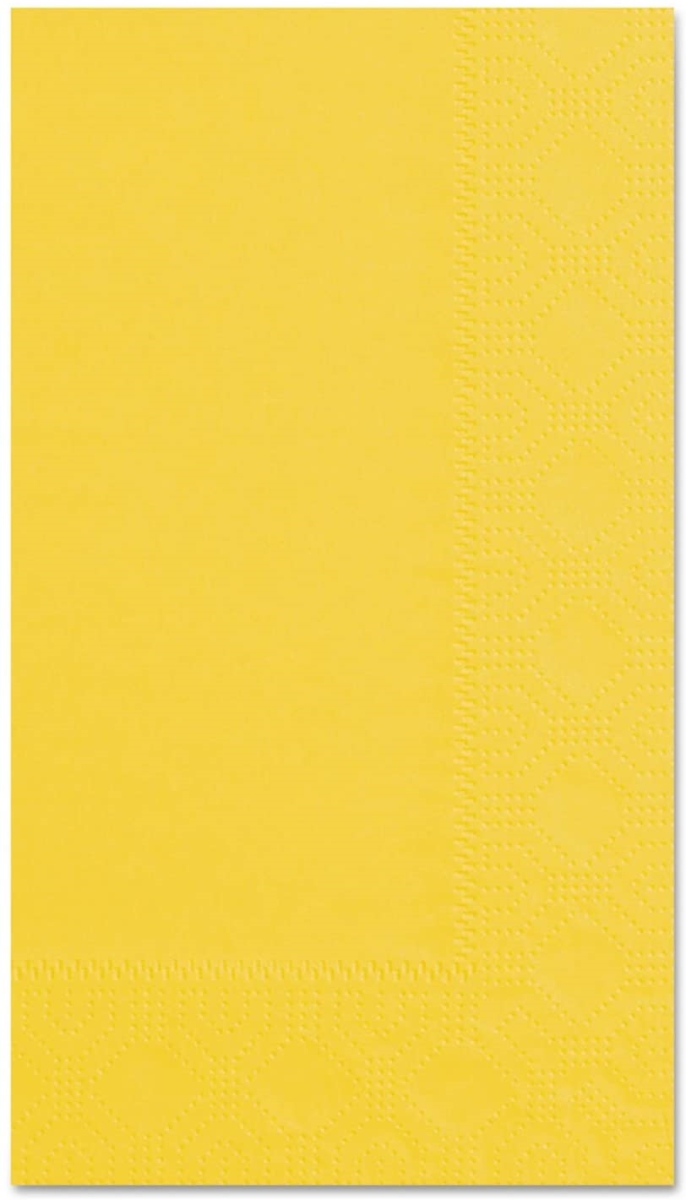 Picture of Hoffmaster HFM180540 15 x 17 in. 2-Ply Dinner Napkins, Yellow - 1000 per Case