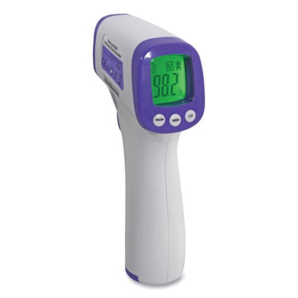 Picture of San Jamar SJMTHDG986 Digital Non-Contact Infrared Thermometer&#44; White