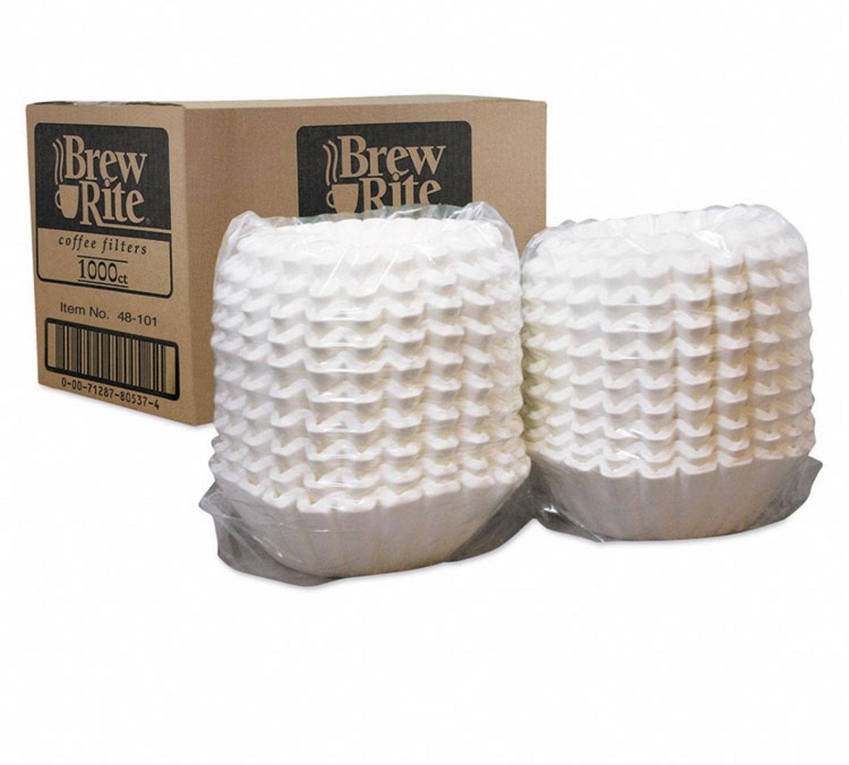 Picture of Brew Rite BRFROC48101 Basket Filters for 12 Cup Size Commercial Coffeemakers