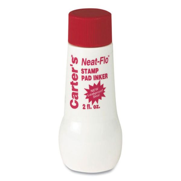 Picture of Carters AVE21447EA 2 oz Neat-Flo Stamp Pad Inker Bottle&#44; Red