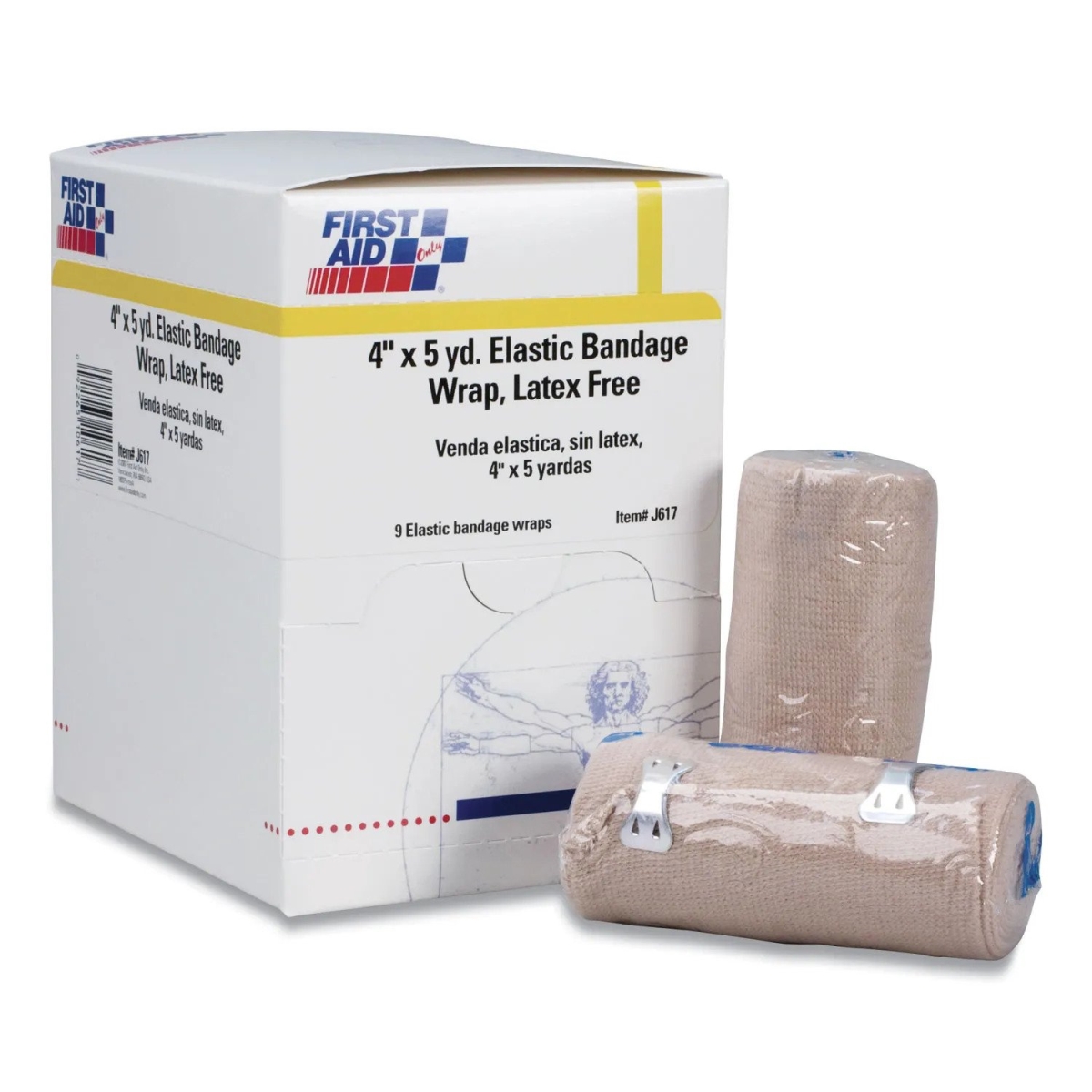 Picture of First Aid Only FAO5903 4 in. x 15 ft. Reusable Elastic Bandage Wrap