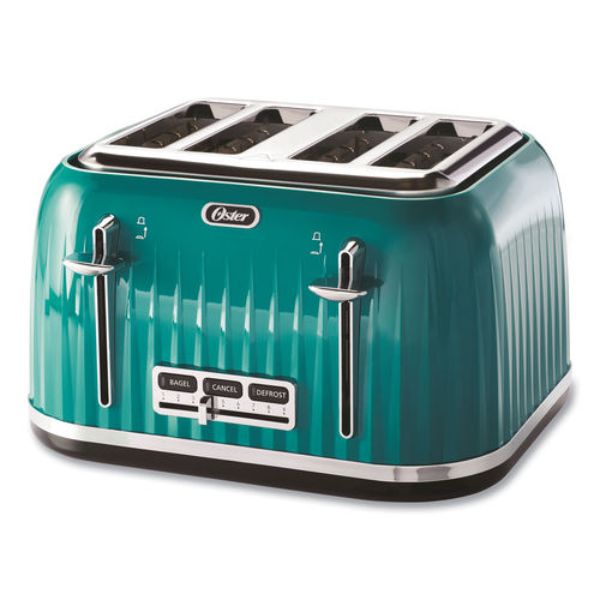 Picture of Oster OSR2090575 12 x 13 x 8 in. 4-Slice Toaster with Textured Design&#44; Teal