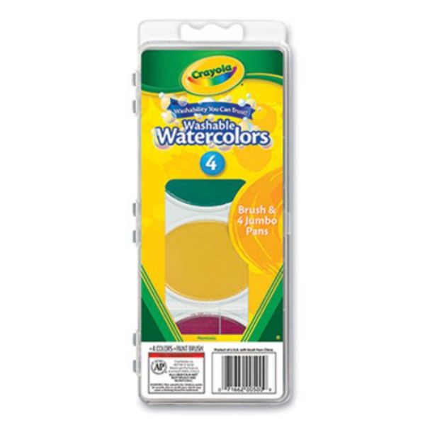 Picture of Crayola CYO530500EA So Big Washable Watercolor Paint&#44; Set of 4