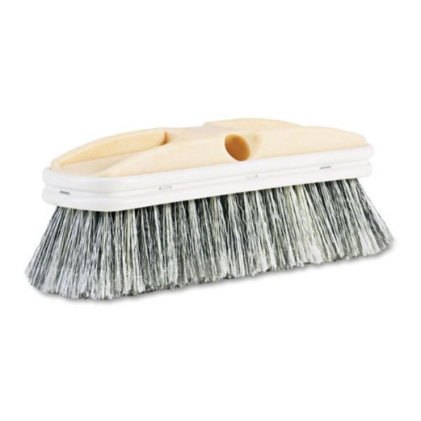 Picture of Boardwalk BWK8410 10 in. Polystyrene Vehicle Brush with Vinyl Bumper&#44; Gray