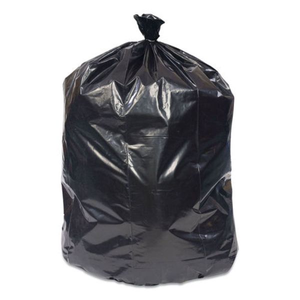 Picture of Coastwide Professional CWZ394140 40 x 46 in. Reprocessed Resin Trash Can Liners&#44; Black - 45 gal - 1.5 mil