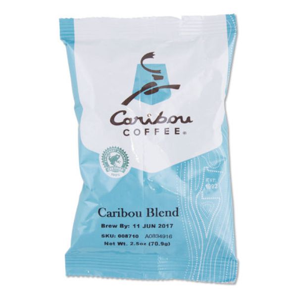 Picture of Caribou Coffee CCF008710 2.5 oz Caribou Blend Ground Coffee, 18 Count