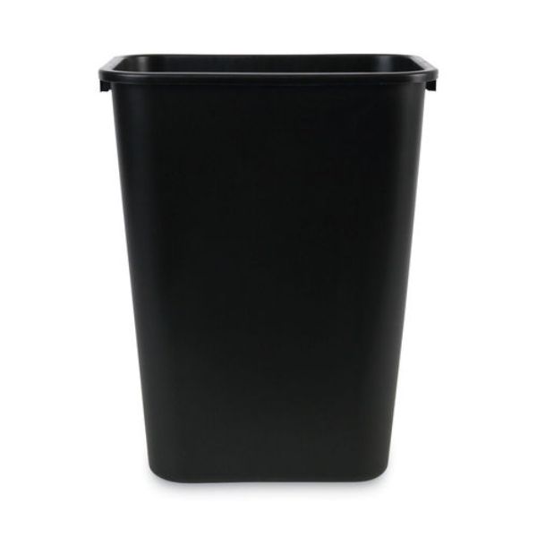 Picture of Boardwalk BWK41QTWBBLA Plastic Soft-Sided Wastebasket&#44; Black - 10.25 gal