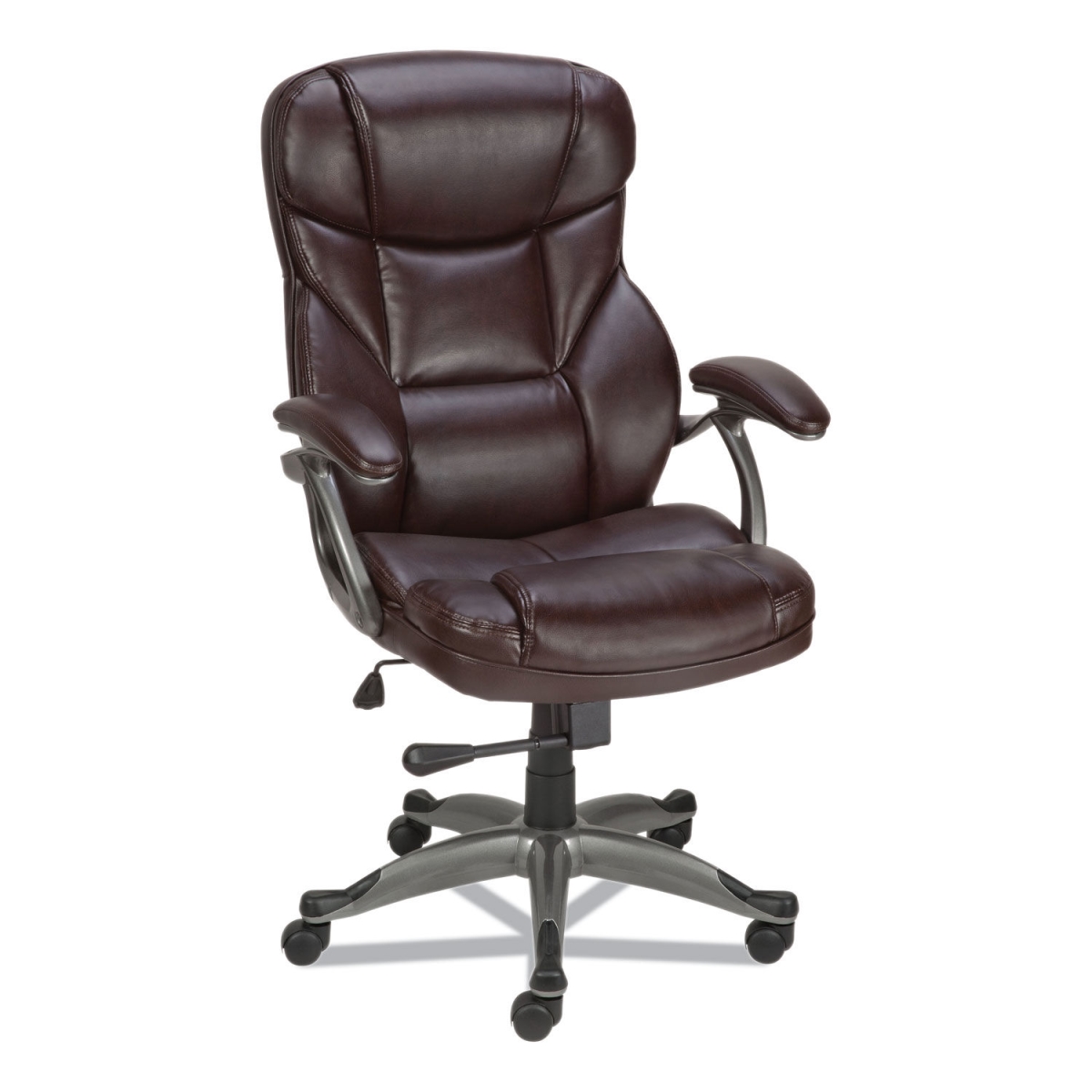 Picture of Alera ALEBN41B59 Alera Birns Series High-Back Task Chair&#44; Brown