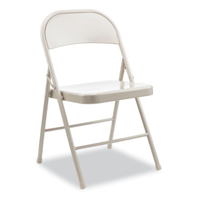 Picture of Alera ALECA944 Armless Steel Folding Chair, Taupe