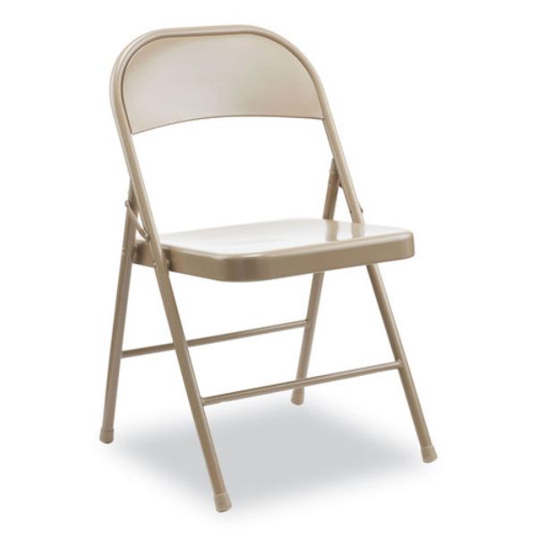 Picture of Alera ALECA945 Armless Steel Folding Chair, Tan