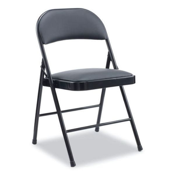 Picture of Alera ALECA9416 PU Padded Folding Chair, Black
