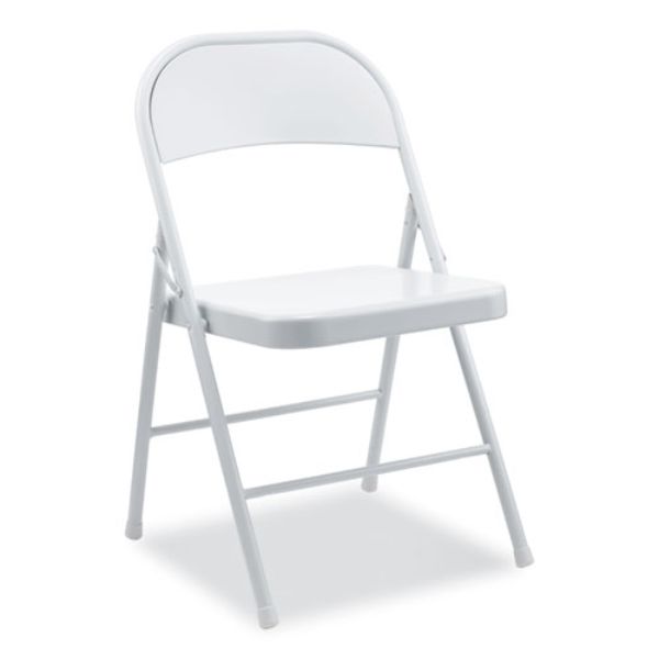 Picture of Alera ALECA940 Armless Steel Folding Chair, Grey