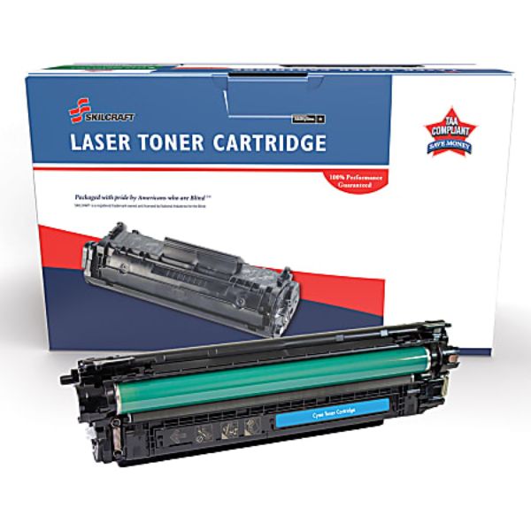 Picture of AbilityOne NSN6961577 655A Toner Cartridge&#44; Cyan - 10500 Page-Yield
